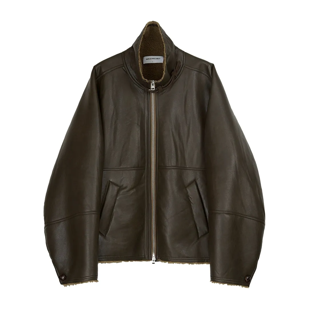 Leather Shearling Jacket