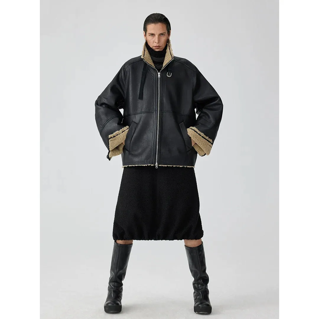 Leather Shearling Jacket