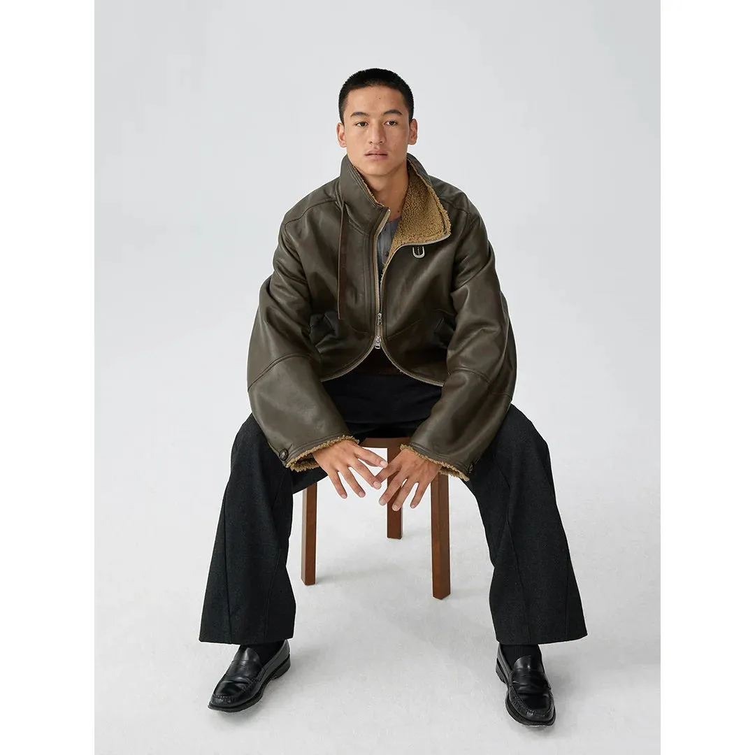 Leather Shearling Jacket