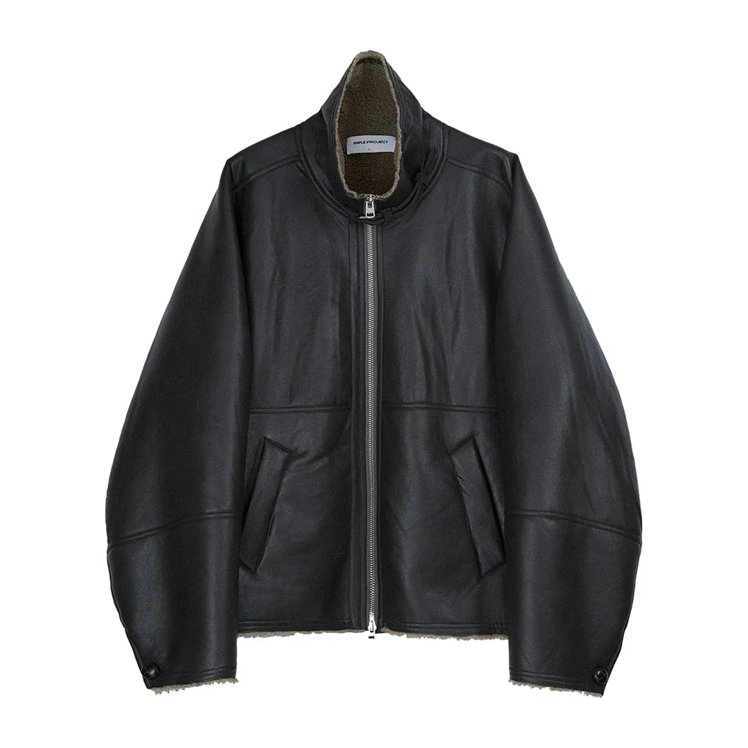 Leather Shearling Jacket