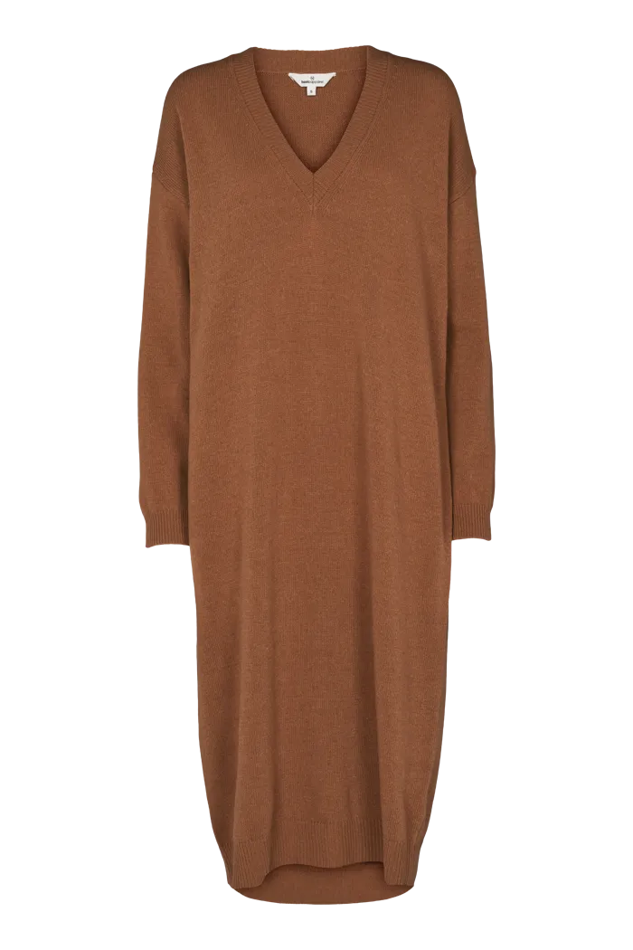 Lise V-Dress - Chipmunk