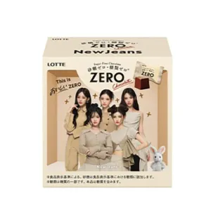 Lotte Zero Free Açucar Chocolate Meet New Jeans 48g