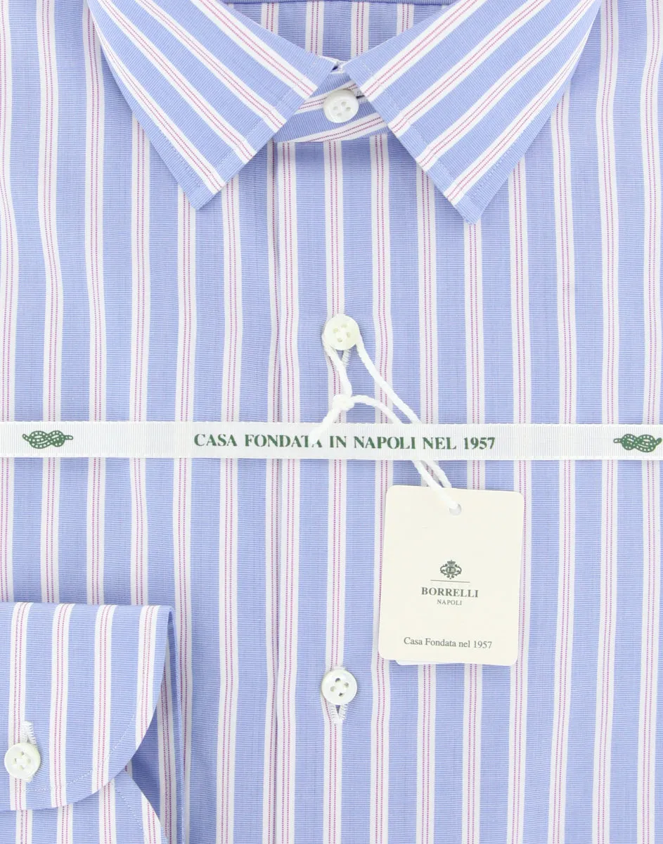 Luigi Borrelli Blue Shirt - Slim