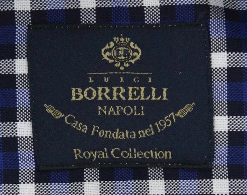 Luigi Borrelli Blue Shirt - Slim