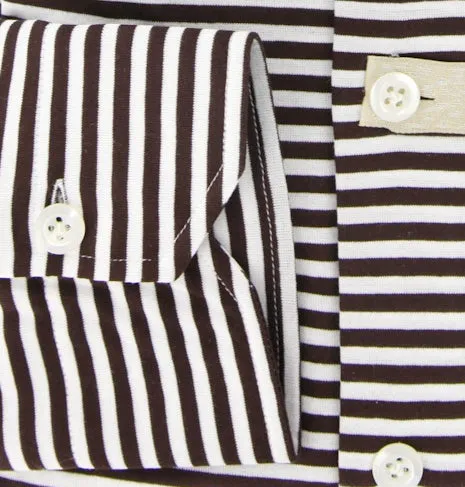 Luigi Borrelli Brown Shirt – Size: S US / S EU
