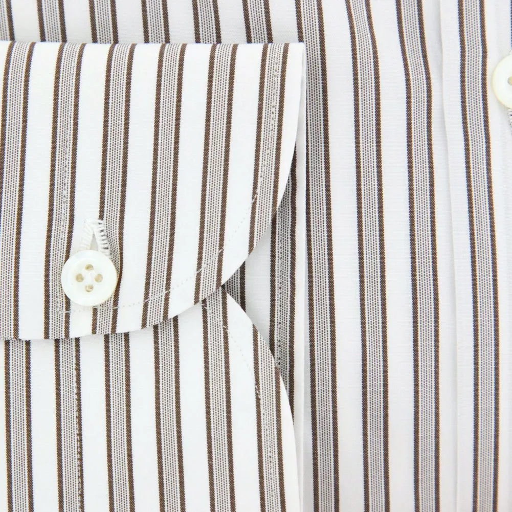 Luigi Borrelli Brown Shirt - Slim