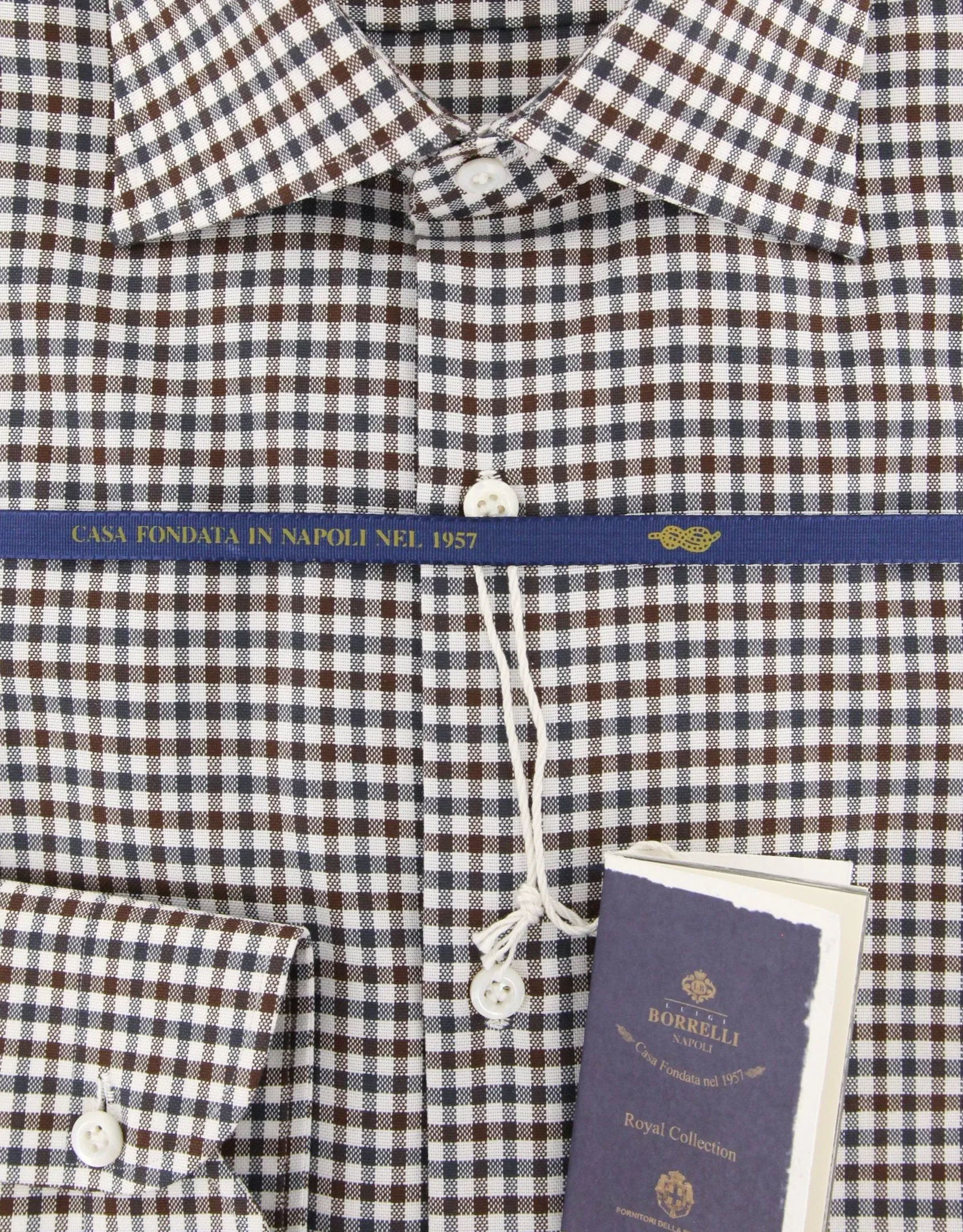 Luigi Borrelli Brown Shirt - Slim