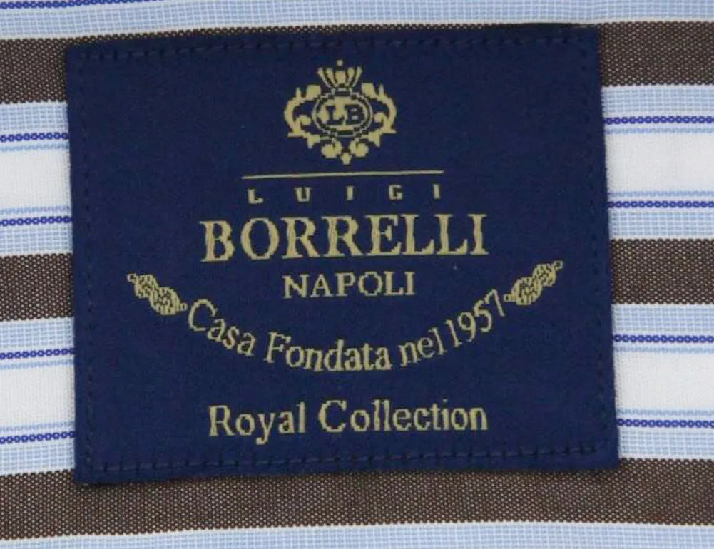 Luigi Borrelli Brown Shirt - Slim