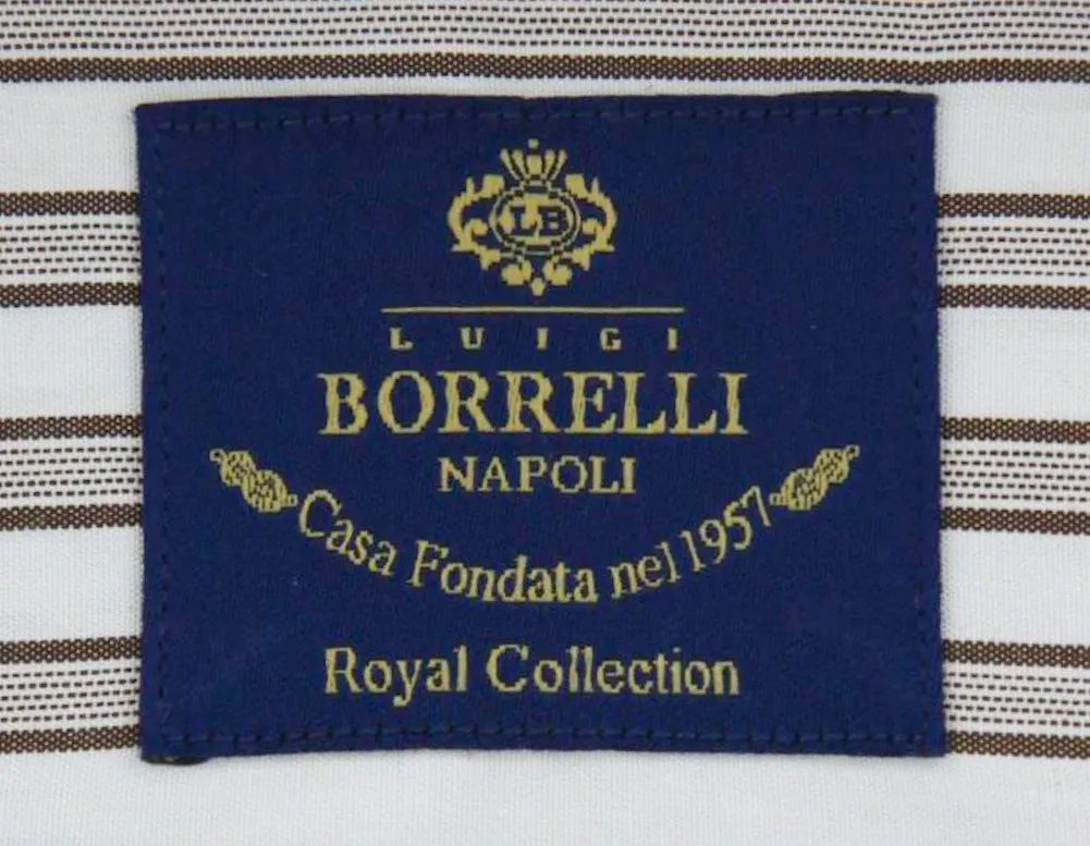 Luigi Borrelli Brown Shirt - Slim