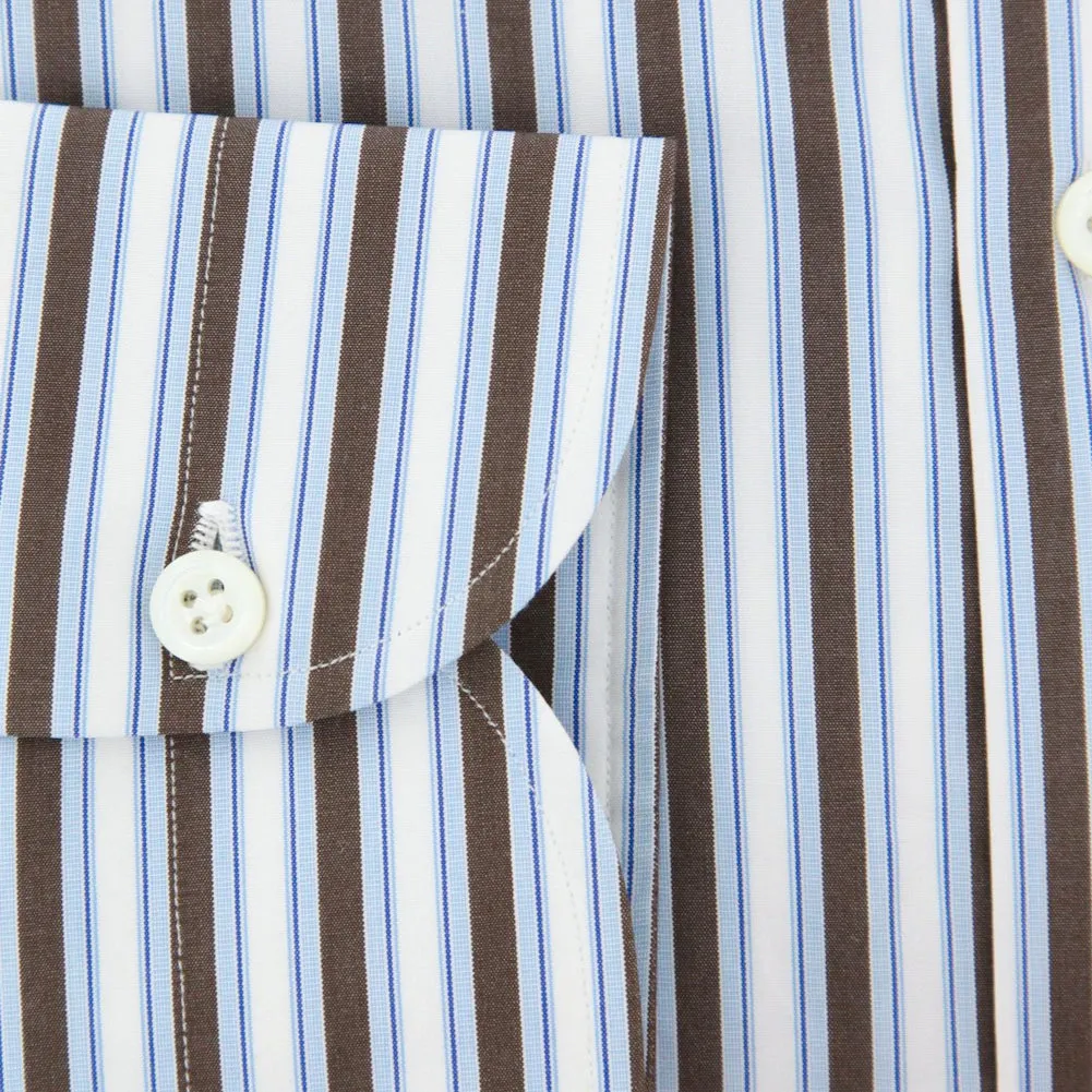 Luigi Borrelli Brown Shirt - Slim