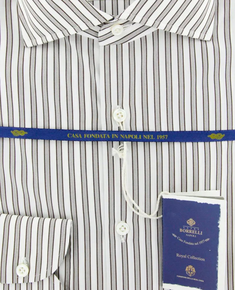 Luigi Borrelli Brown Shirt - Slim