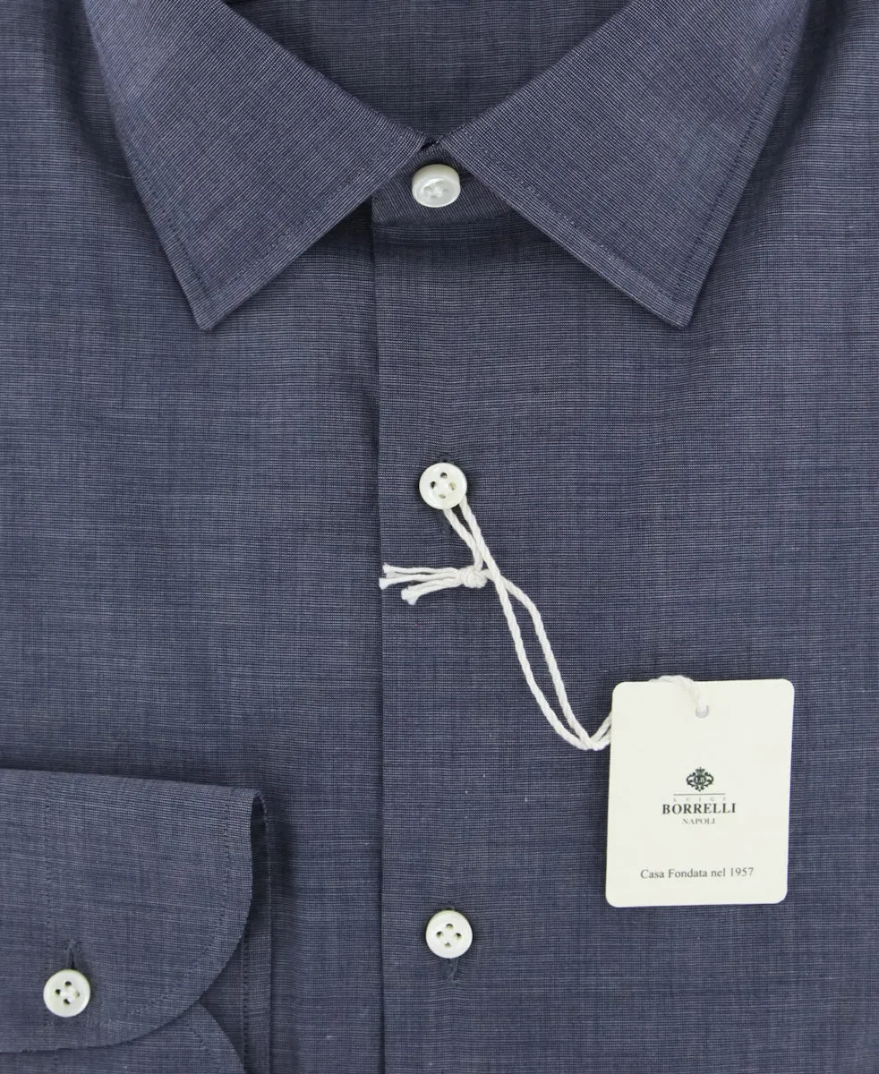 Luigi Borrelli Dark Blue Shirt - Slim