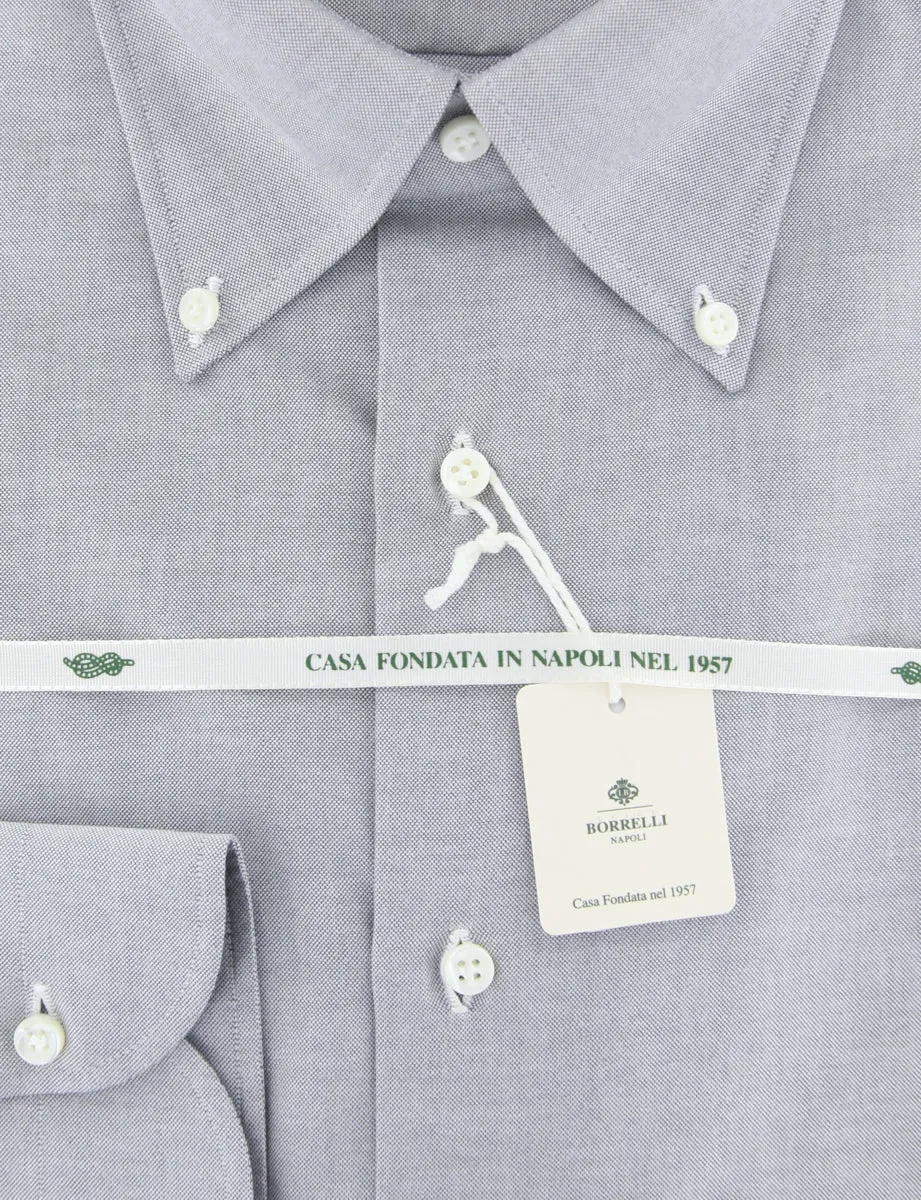 Luigi Borrelli Gray Shirt - Slim