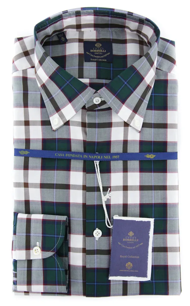 Luigi Borrelli Green Shirt - Slim