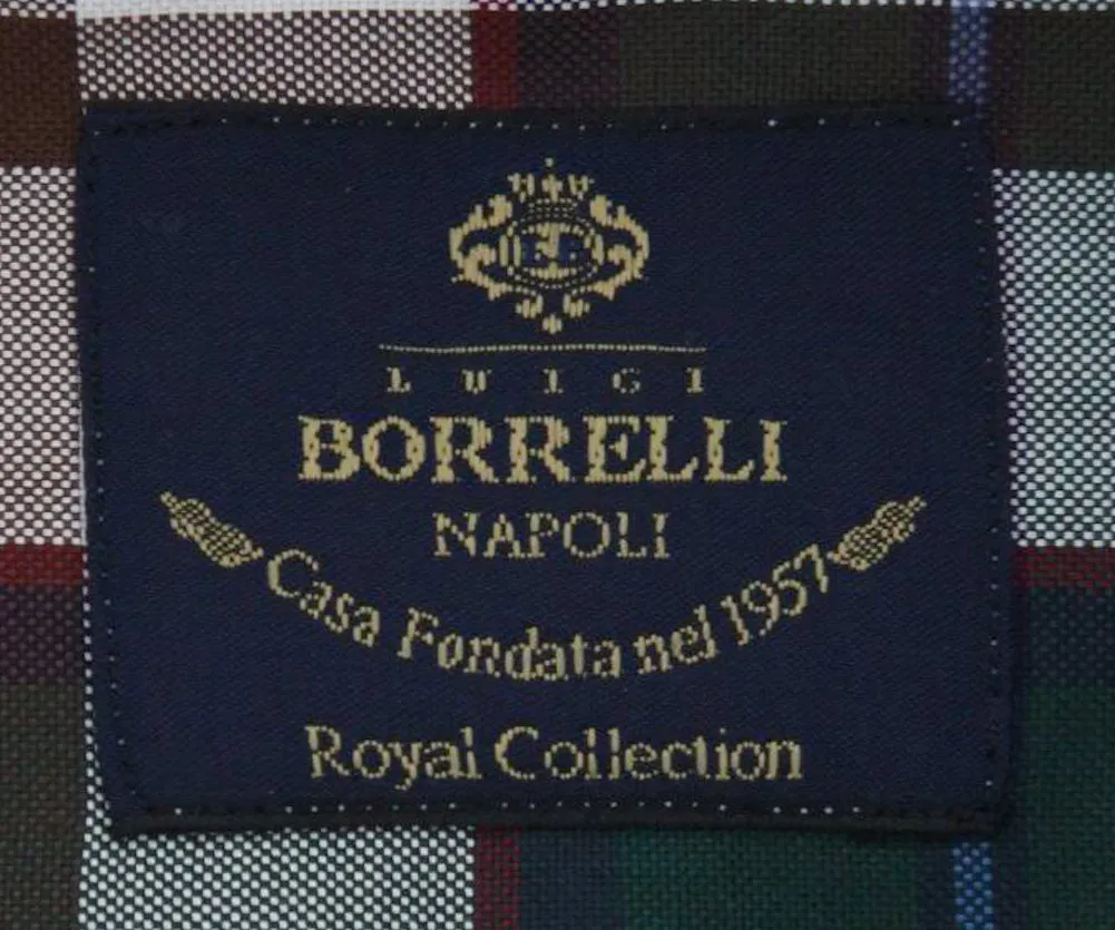 Luigi Borrelli Green Shirt - Slim