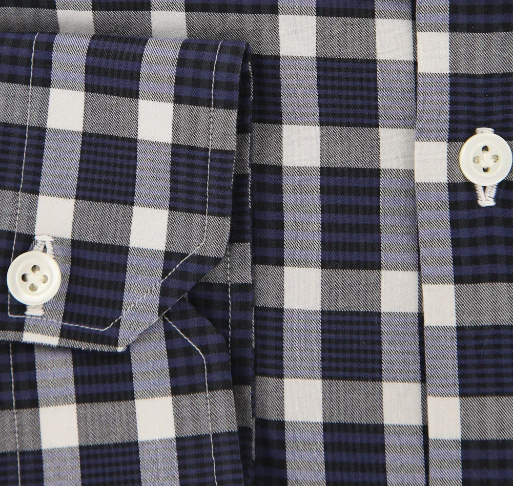 Luigi Borrelli Navy Blue Shirt - Extra Slim