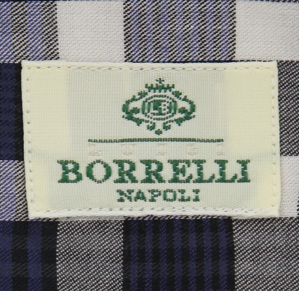 Luigi Borrelli Navy Blue Shirt - Extra Slim