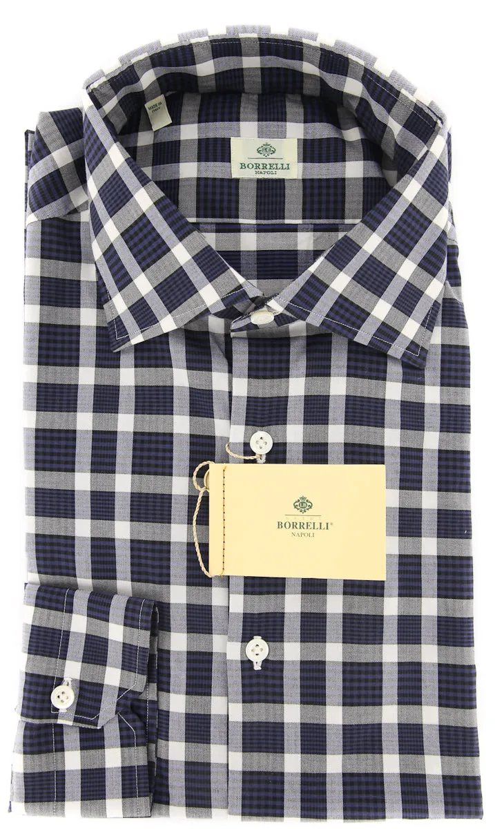 Luigi Borrelli Navy Blue Shirt - Extra Slim
