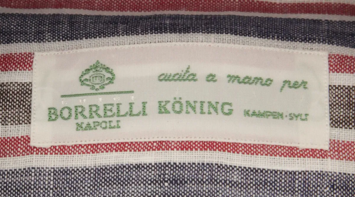 Luigi Borrelli Navy Blue Shirt - Slim