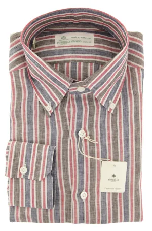 Luigi Borrelli Navy Blue Shirt - Slim