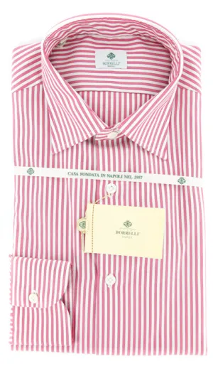 Luigi Borrelli Pink Shirt – Size: 15.75 US / 40 EU