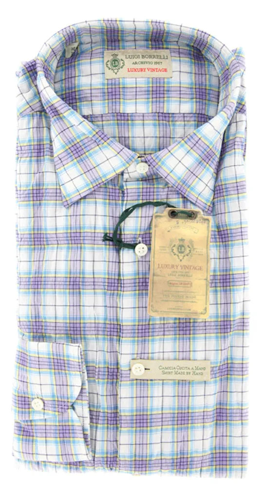 Luigi Borrelli Purple Shirt - Extra Slim