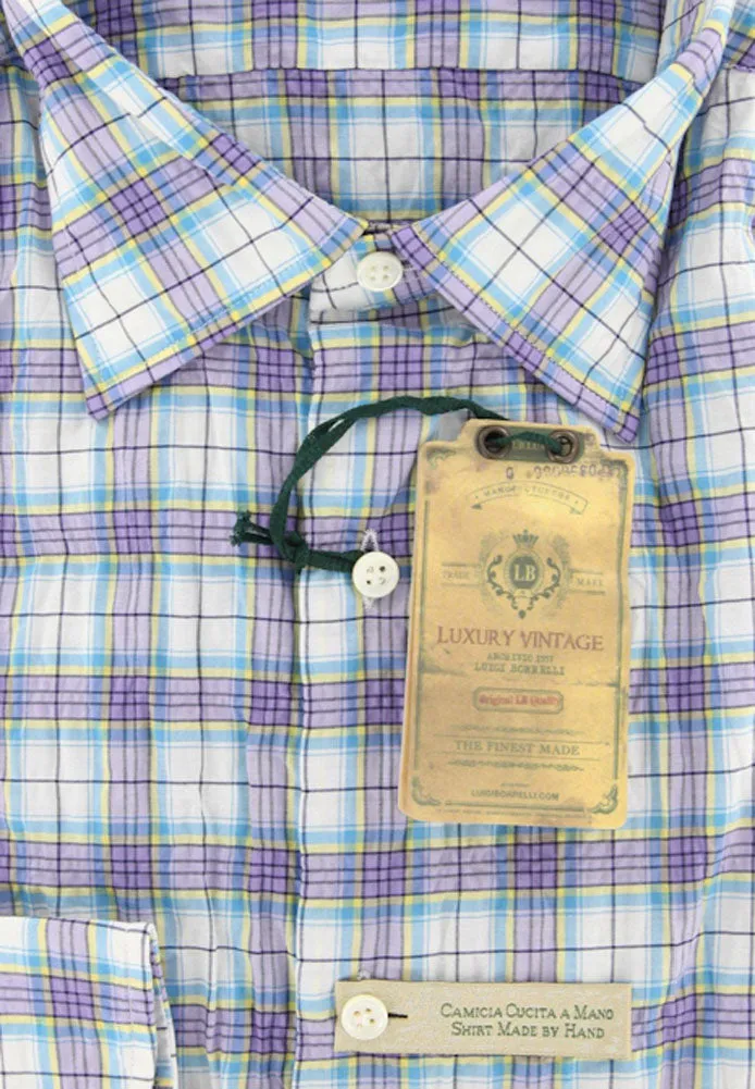 Luigi Borrelli Purple Shirt - Extra Slim
