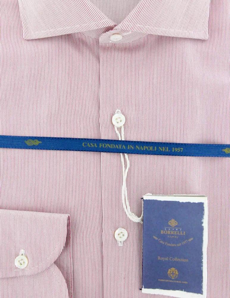 Luigi Borrelli Red Shirt - Slim