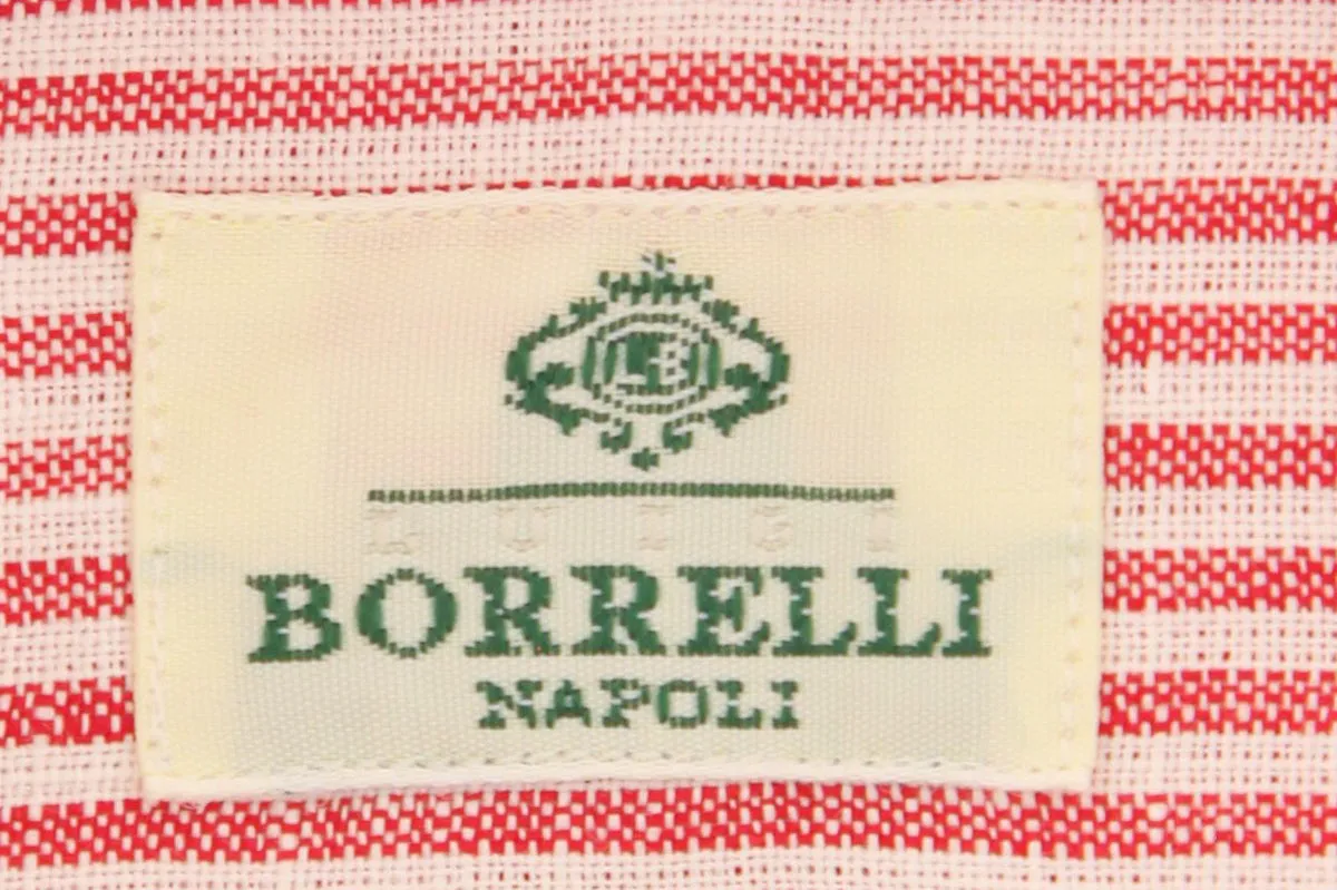 Luigi Borrelli Red Shirt - Slim