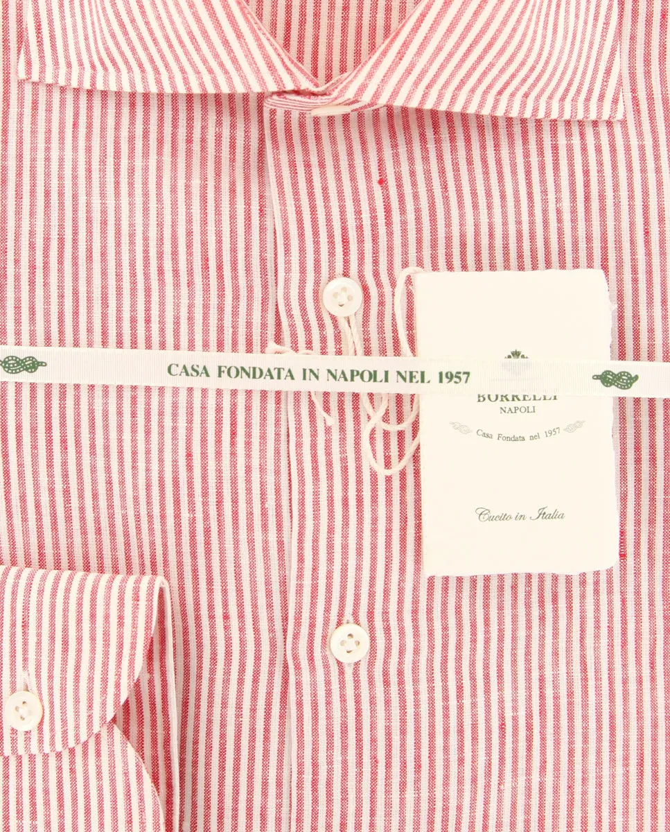 Luigi Borrelli Red Shirt - Slim