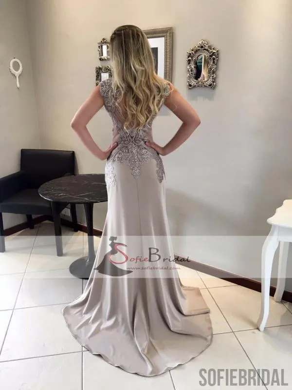 Luxury Rhinestone Beaded Prom Dresses, Mermaid Long Prom Dresses, Prom Dresses, PD0412