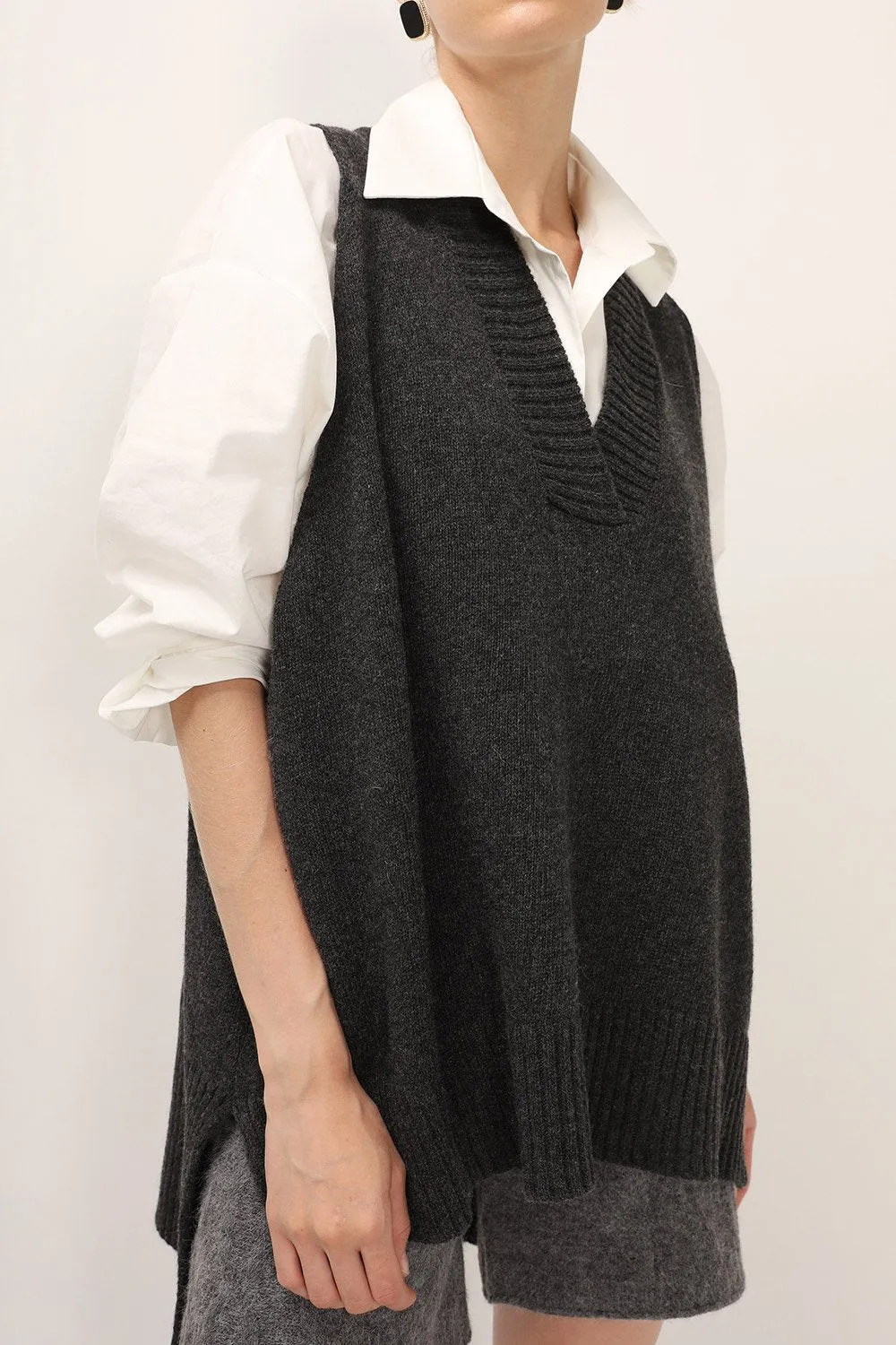Lyla Oversized Knit Vest