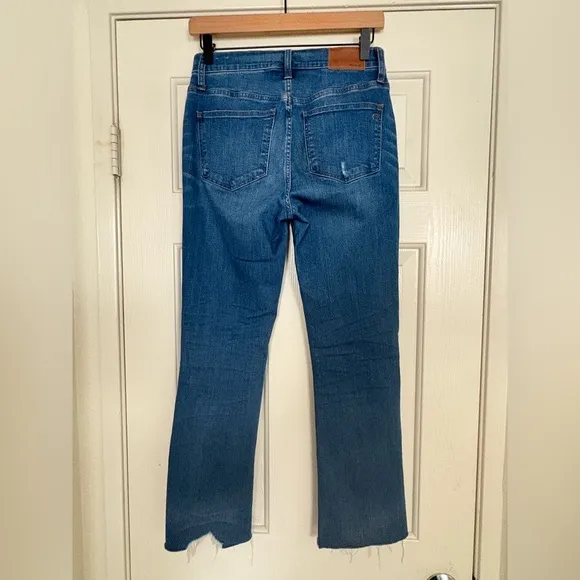 Madewell Cali Demi-Boot Jeans in Bronson Wash: Button-Front Edition size 26