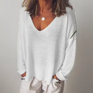 Malorie™ - Comfortable Long Sleeve V-Neck Shirt