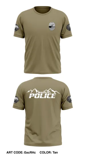 Mantua Police Department Store 1 Core Men's SS Performance Tee - EecRHc