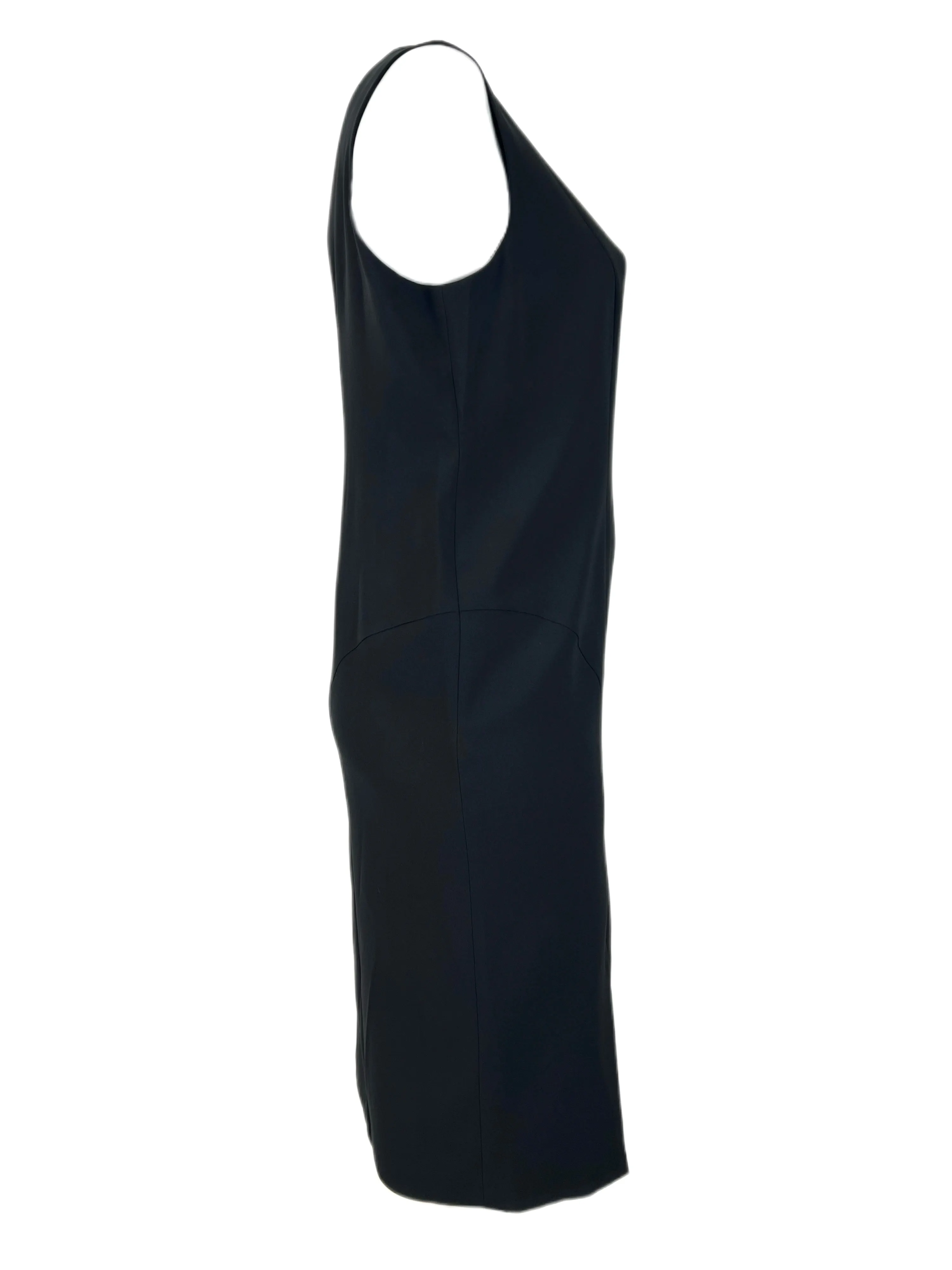 Marina Rinaldi Women's Black Decano Sleevelees Embellished Dress NWT