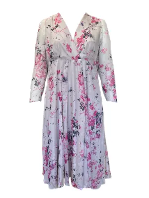Marina Rinaldi Women's Lilac Driver A Line Dress NWT