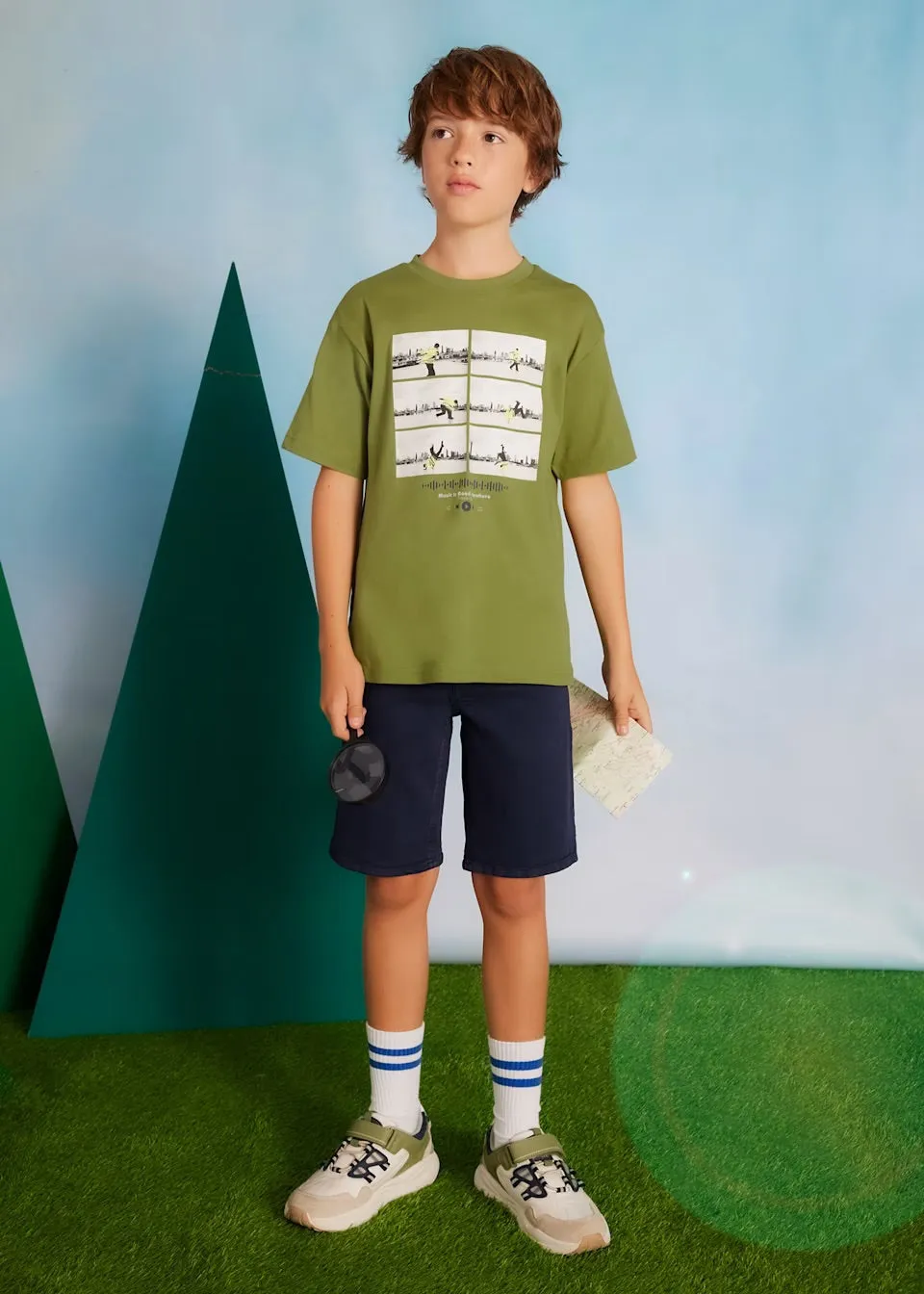 Mayoral Older Boys T-Shirt 6017 Green