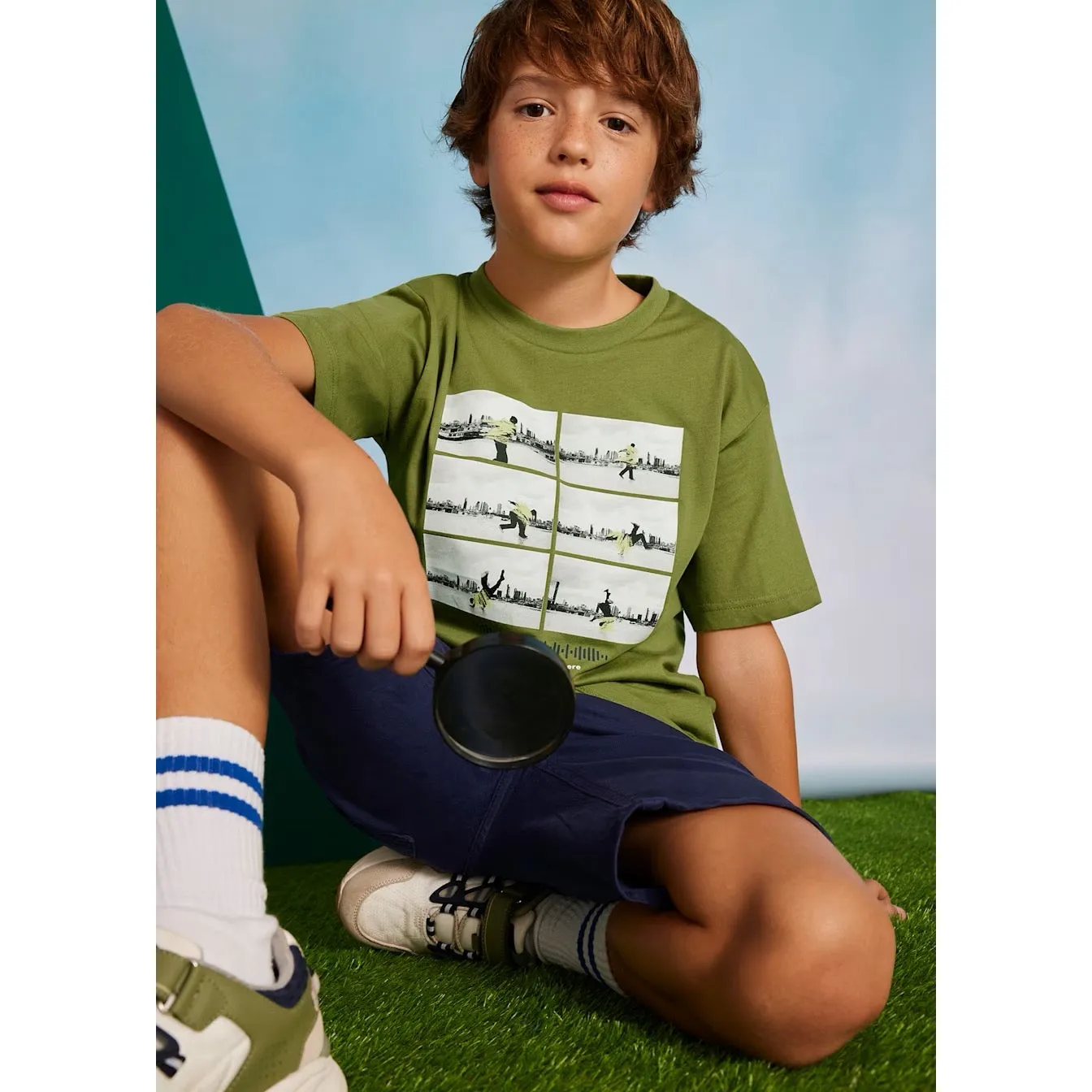 Mayoral Older Boys T-Shirt 6017 Green