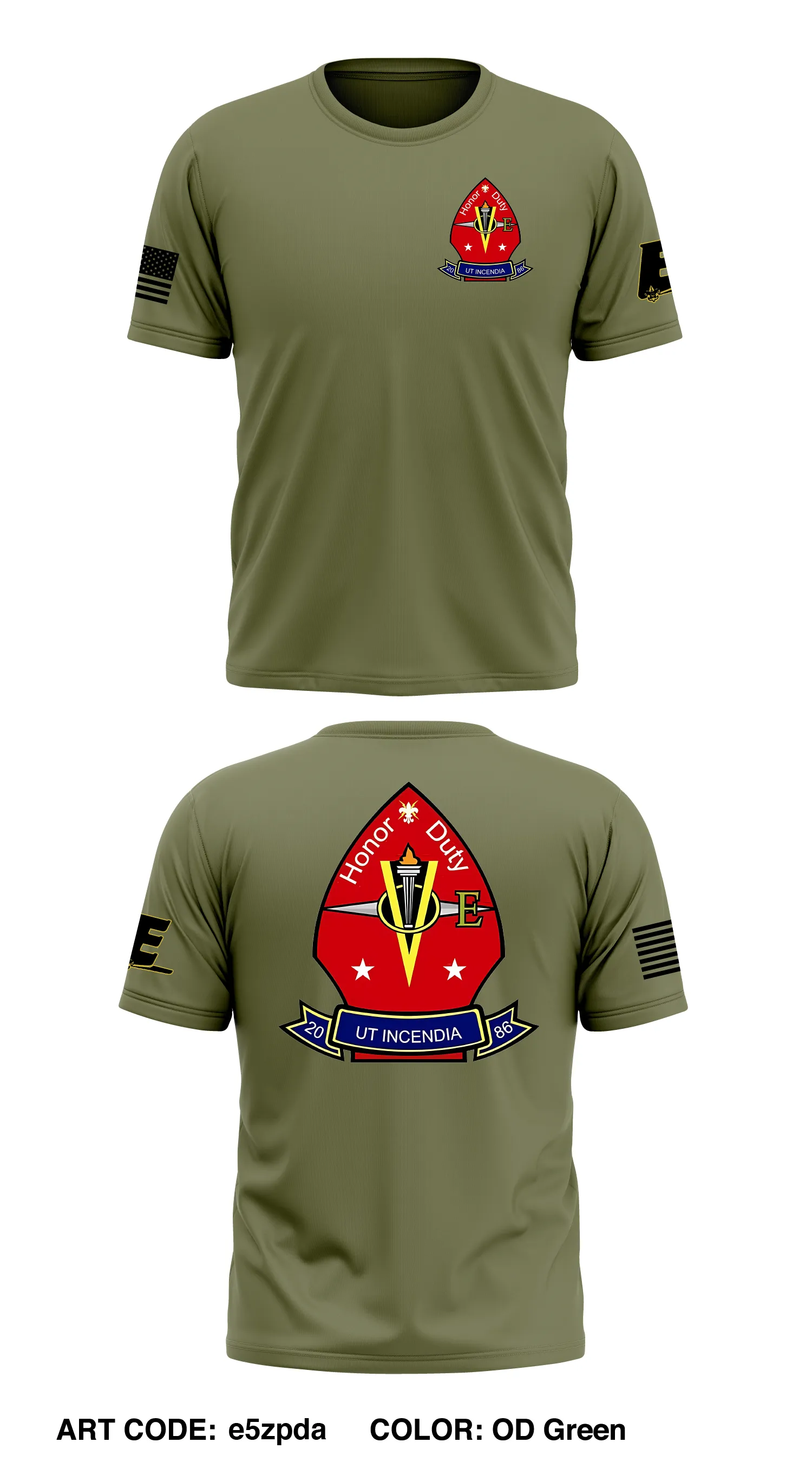 MCOT 2086 Core Men's SS Performance Tee - e5zpda