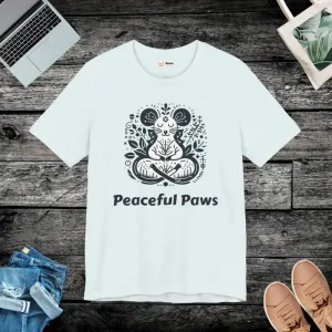 Meditating Mouse Tee Unisex Soft Cotton Serenity