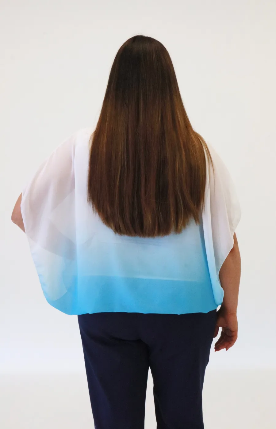 Melanie Magic Blouse in Blue