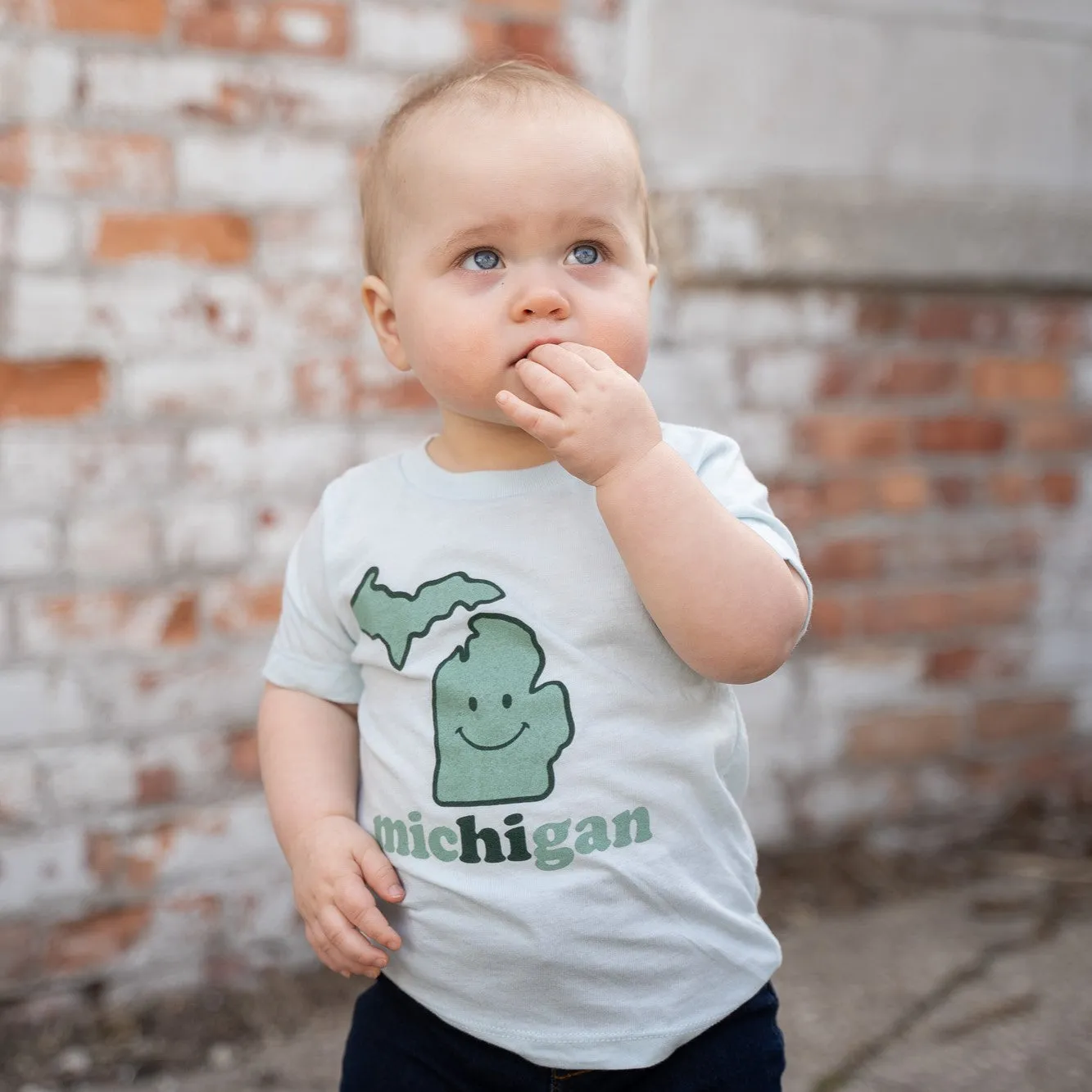 Michigan Smiley Toddler Shirt