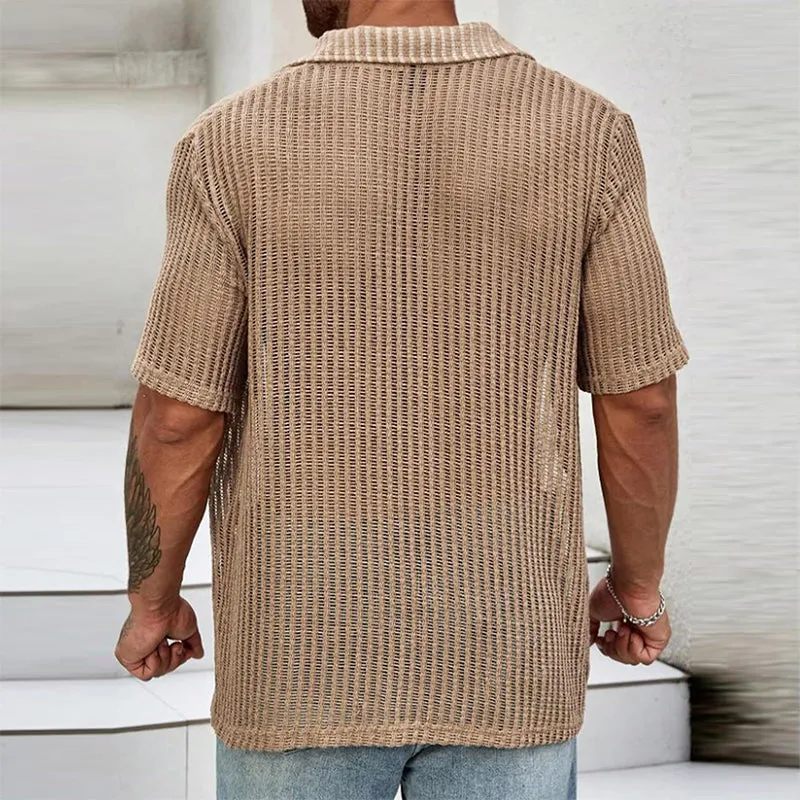 Milano cotton knitted shirt
