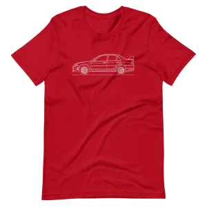 Mitsubishi Lancer Evo VI silhouette t-shirt