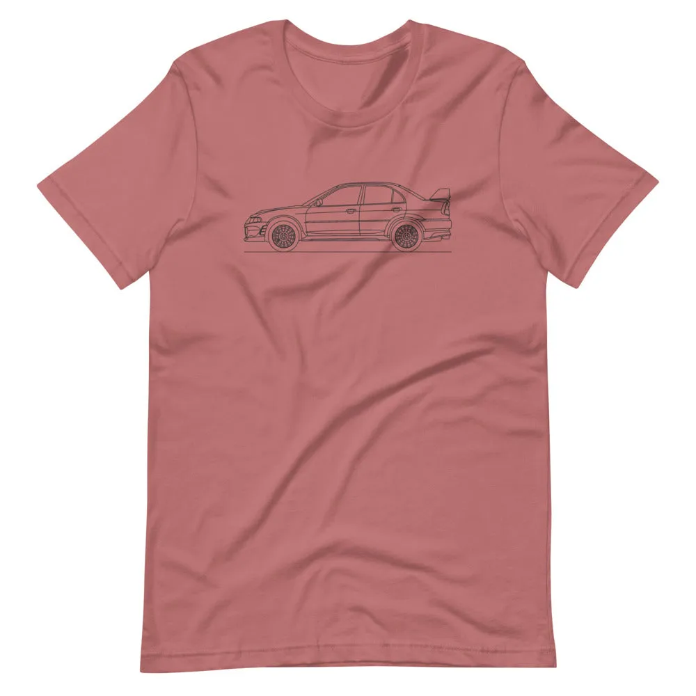 Mitsubishi Lancer Evo VI silhouette t-shirt