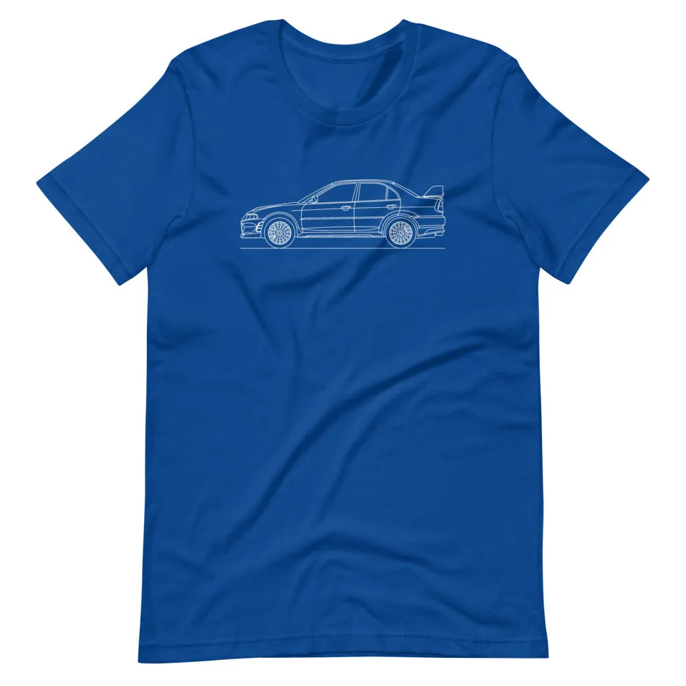 Mitsubishi Lancer Evo VI silhouette t-shirt