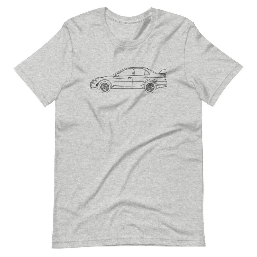 Mitsubishi Lancer Evo VI silhouette t-shirt