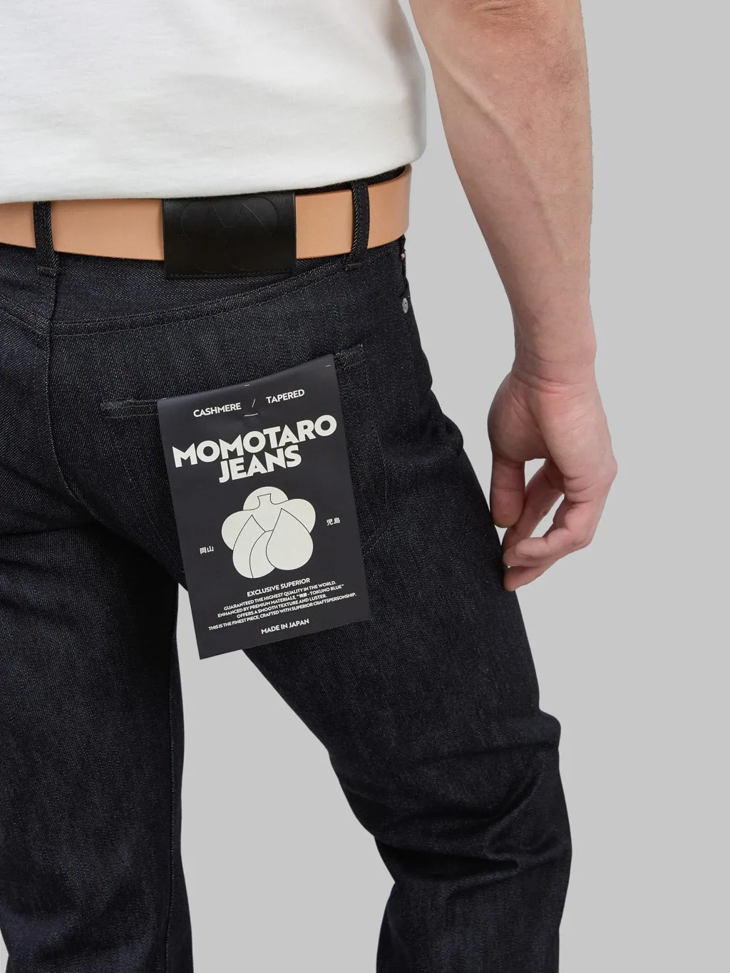 Momotaro MMJZ0203 13.7oz #200 "Cashmere" Tapered Jeans