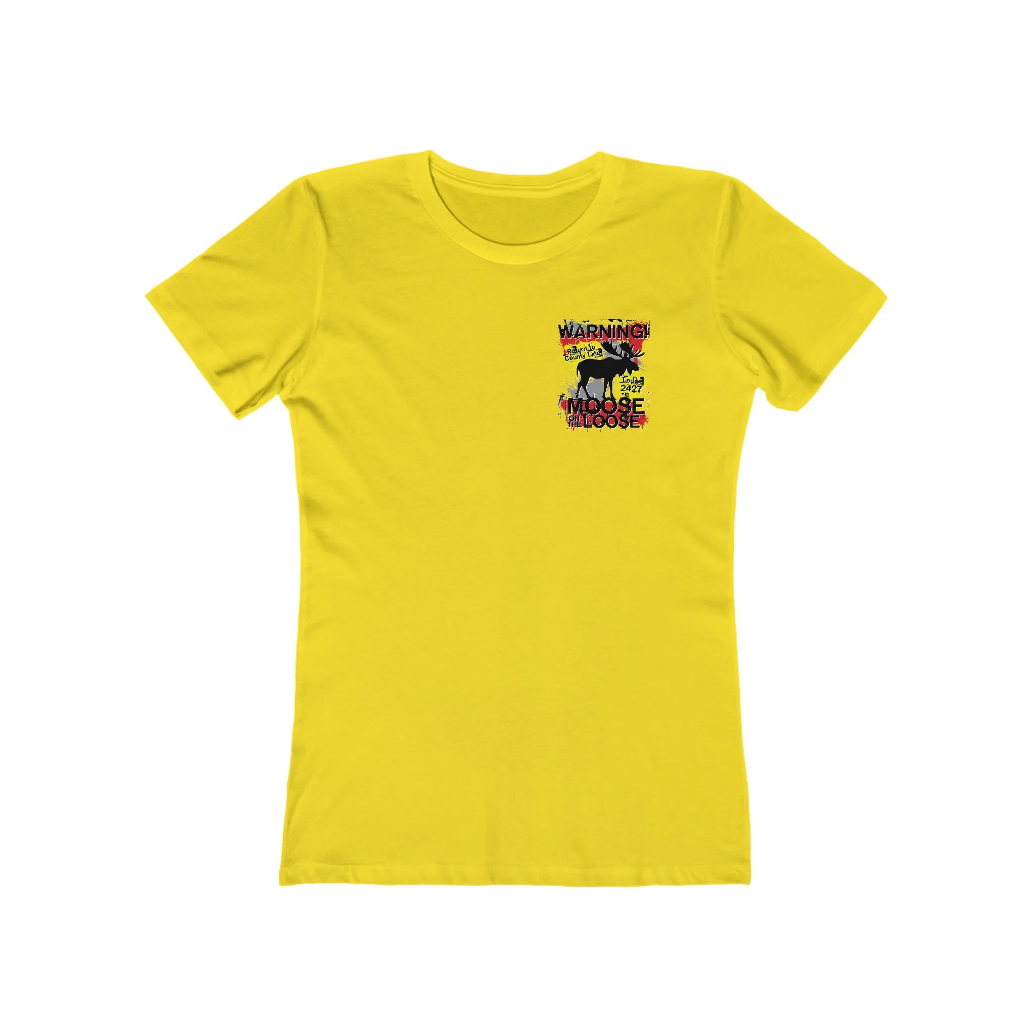 Moose Lodge 2427 - Loose Moose - Women's T-Shirt (Front & Back Print)
